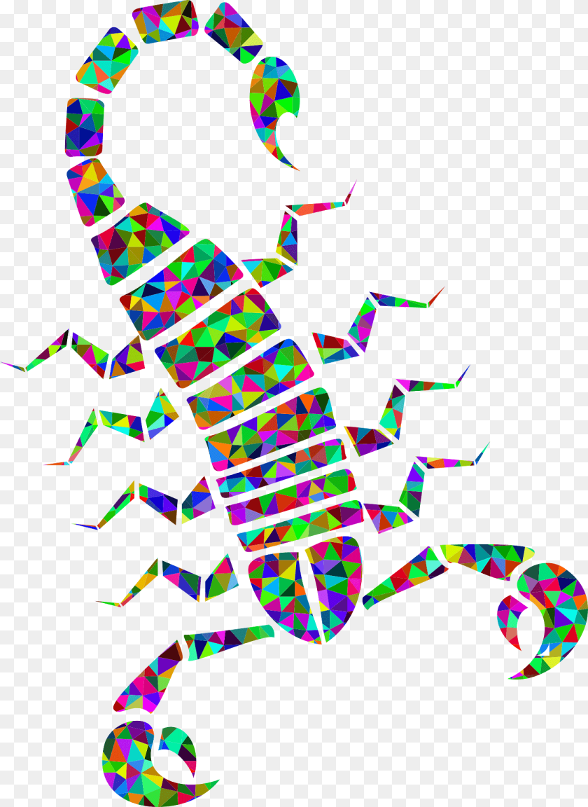 Colorful Scorpion Clipart, Paper, Confetti, Art Transparent PNG
