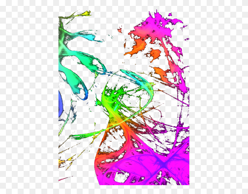 445x598 Colorful Splatter Illustration, Light, Pattern, Ornament HD PNG Download
