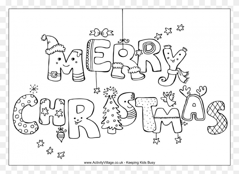 3211x2273 Coloring Pages Christmasloring Photos Disney Photo Christmas Colouring Pages Merry Christmas, Text, Doodle HD PNG Download