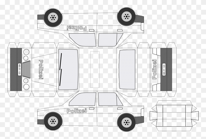 1920x1253 Coloring Pages Police Car Cut Out Template, Text, Vehicle, Transportation HD PNG Download