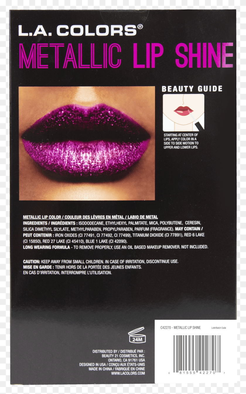 1066x1755 Colors 5 Piece Metallic Lip Gloss Shine Lip Color Set Flyer, Cosmetics, Lipstick, Mouth HD PNG Download