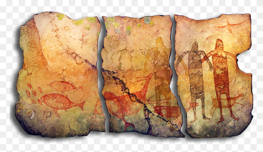 1148x626 Colors Of Time Triptych Watercolor Paint, Canvas HD PNG Download