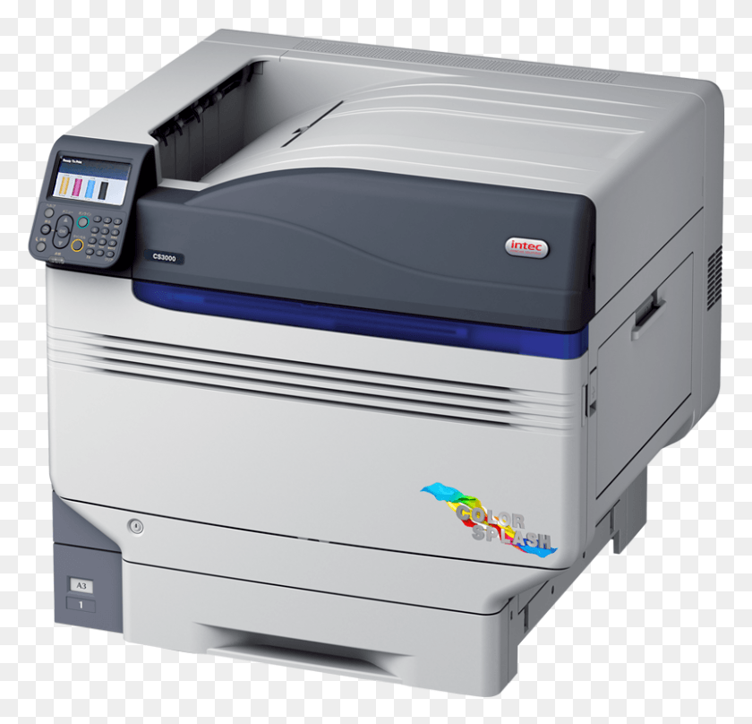 804x772 Descargar Png Impresora Digital Colorsplash Cs5000 Oki, Machine, Box Hd Png