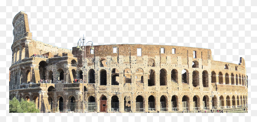 1418x617 Colosseum, Castle, Architecture, Building HD PNG Download