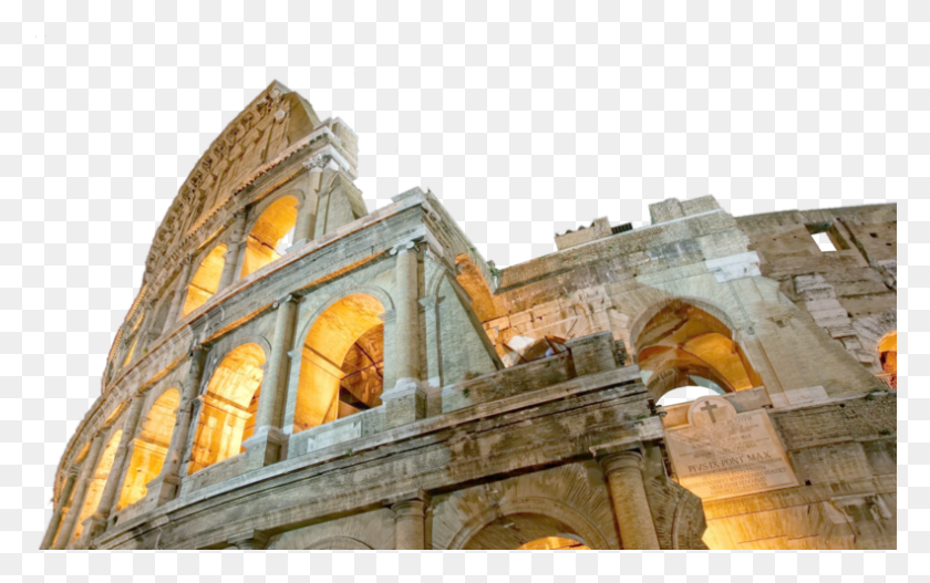 791x474 Colosseum, Architecture, Building, Arch HD PNG Download