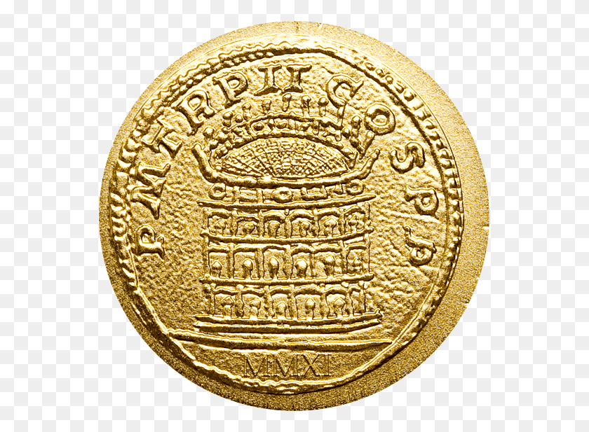 557x557 Colosseum Ancient Roman Colosseum Coin, Rug, Gold, Money HD PNG Download