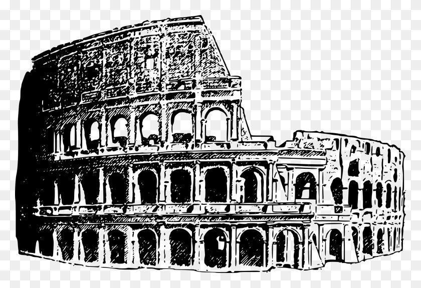2400x1585 Colosseum Clipart Italy Colosseum, Gray, World Of Warcraft HD PNG Download