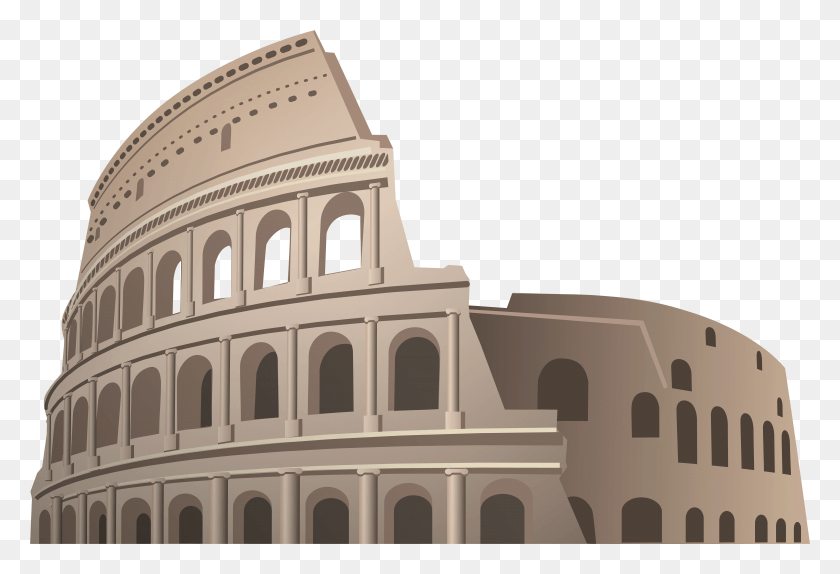 7920x5226 Colosseum Rome Clipart Coliseum Vector, Dome, Architecture, Building HD PNG Download