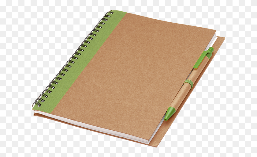 634x452 Colour Accented Spiral Notebook With Pen Sketch Pad, Text, Cardboard, Diary HD PNG Download