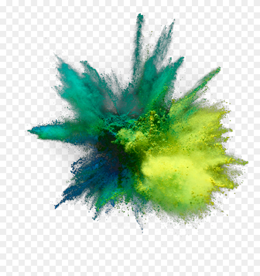 769x833 Colour Explosion Powder Green Freetoedit, Ornament, Pattern, Crystal HD PNG Download