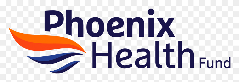 1849x542 Colour Logo Dark With Background Phoenix Health Fund, Number, Symbol, Text HD PNG Download