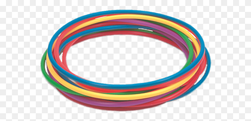 576x346 Coloured Plastic Hula Hoops Transparent Hula Hoop, Wire, Cable, Bathtub HD PNG Download