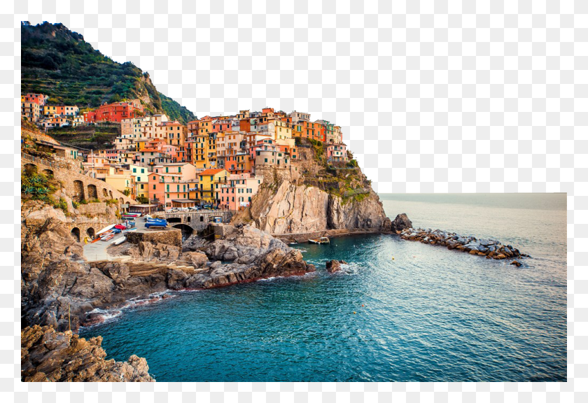 1024x678 Colourful Italy Image Cinque Terre Desktop Background, Promontory, Cliff, Outdoors HD PNG Download
