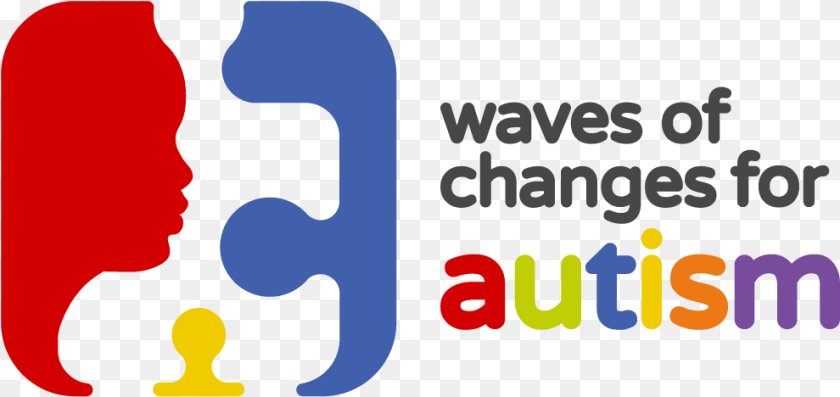 990x468 Colourful Waves Of Changes For Autism Logo Waves Of Change For Autism, Person, Baby Sticker PNG
