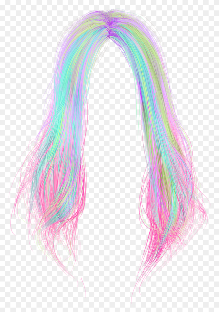 981x1430 Colours Hair Picsart Edits Hair Lace Wig, Clothing, Apparel, Dye Descargar Hd Png