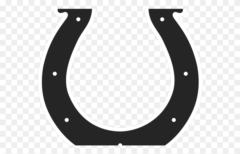 580x481 Colts Logo Circle, Horseshoe, Moon, Outer Space HD PNG Download