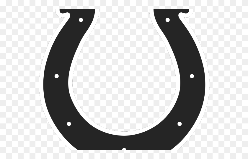 580x481 Colts Logo Circle, Herradura, Luna, El Espacio Ultraterrestre Hd Png