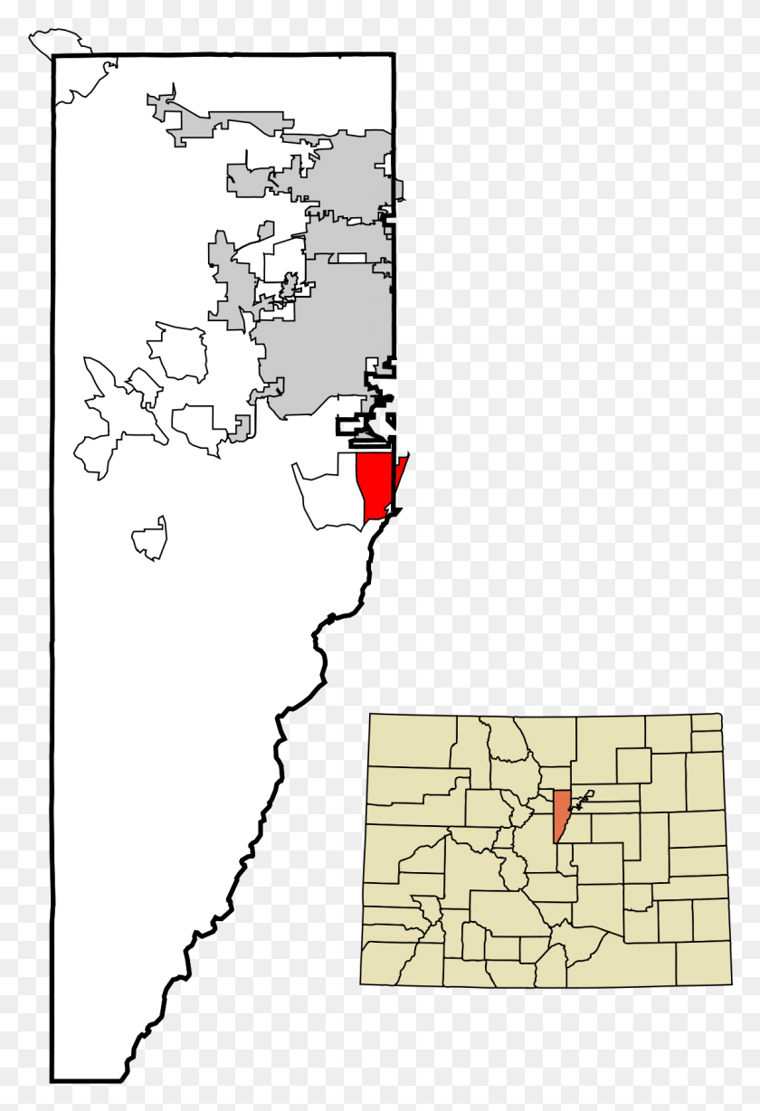1139x1707 El Condado De Columbine, Colorado, Colorado, Parcela, Mapa, Diagrama Hd Png