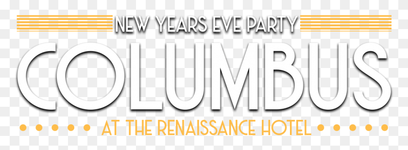 1186x380 Columbus Oh Nye Party Poster, Word, Text, Label HD PNG Download