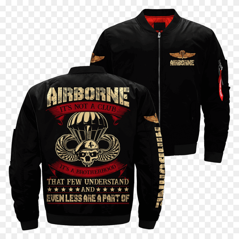 991x991 Com Airborne It39s Not A Club It39s A Brotherhood That Jacket, Clothing, Apparel, Sleeve HD PNG Download
