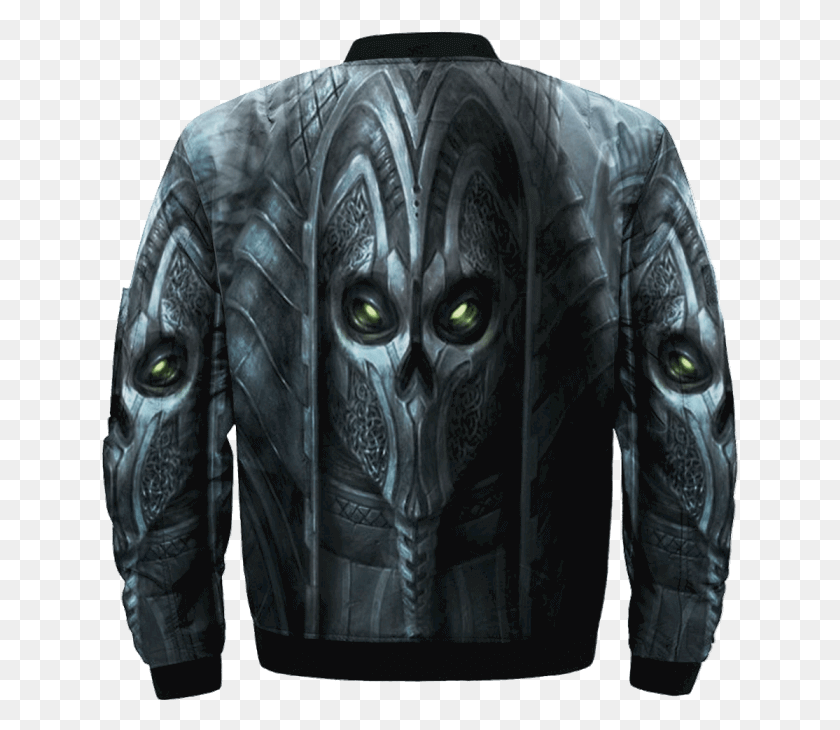 637x670 Com Dark Demon Skull Over Print Jacket Tag Демоны, Одежда, Одежда, Пальто Png Скачать