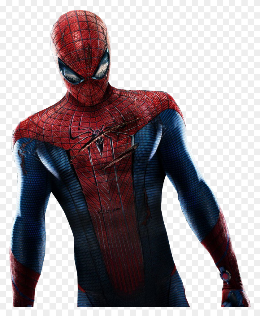 872x1075 Com O Tamanho Original Amazing Spider Man Suit Andrew Garfield, Clothing, Apparel, Person HD PNG Download