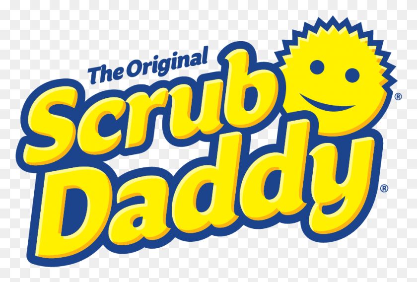 901x587 Descargar Png Com Scrub Daddy Logo, Texto, Alimentos, Etiqueta Hd Png