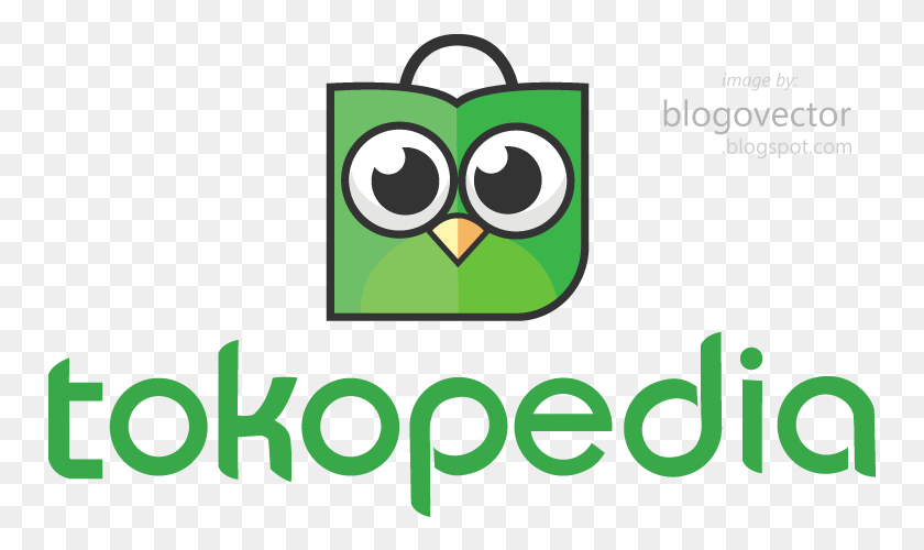 753x440 Com Векторный Логотип Для Бесплатной Tokopedia, Текст, Птица, Животное Hd Png Скачать