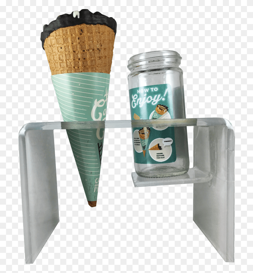 720x847 Combination Cone Holder Ice Cream, Cream, Dessert, Food HD PNG Download