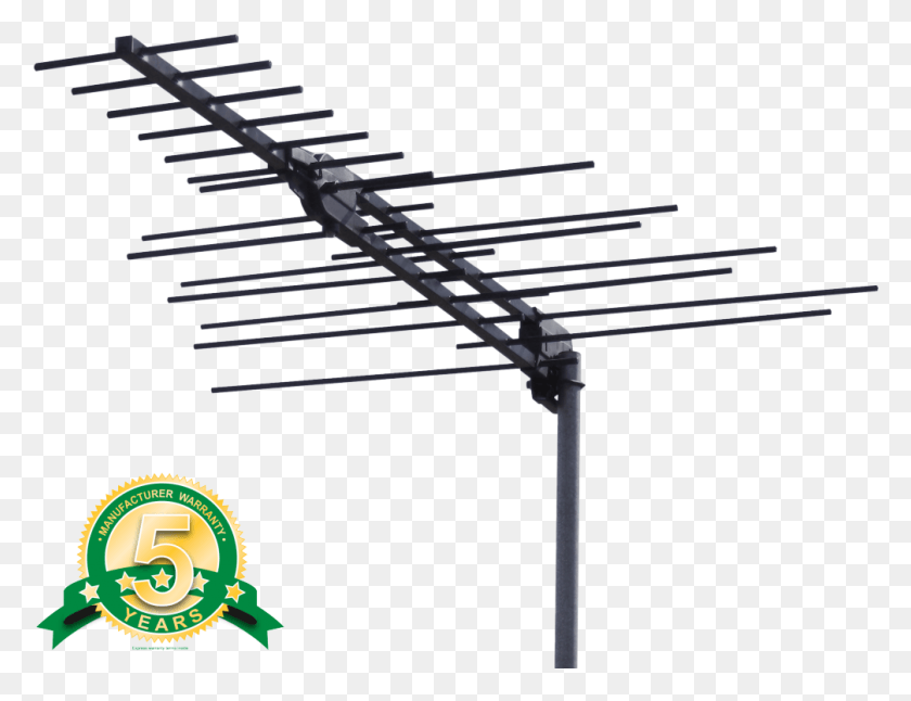1007x757 Combination Uhfvhf Antennas Antenna, Electrical Device, Gun, Weapon HD PNG Download