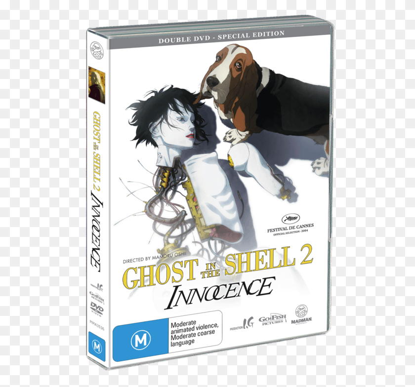 516x724 Combining Stunning Artistry And An Impeccable Soundtrack Ghost In The Shell Innocence Poster, Dog, Pet, Canine HD PNG Download