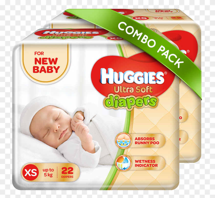 747x713 Combo Huggies Diapers For New Born Baby, Person, Human, Newborn HD PNG Download