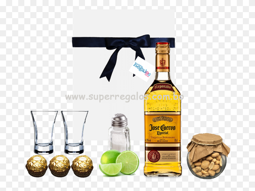 676x571 Combo Jos Cuervo Jose Cuervo Especial Gold 70 Cl, Liquor, Alcohol, Beverage HD PNG Download