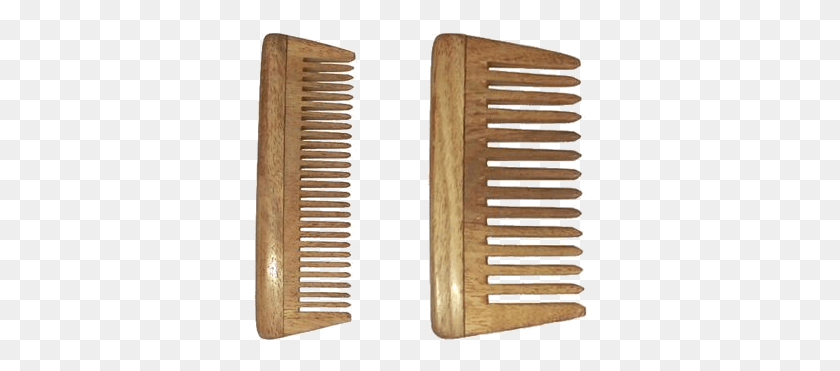 336x311 Combo Of 2 Neem Wood Combs Brush, Tool HD PNG Download