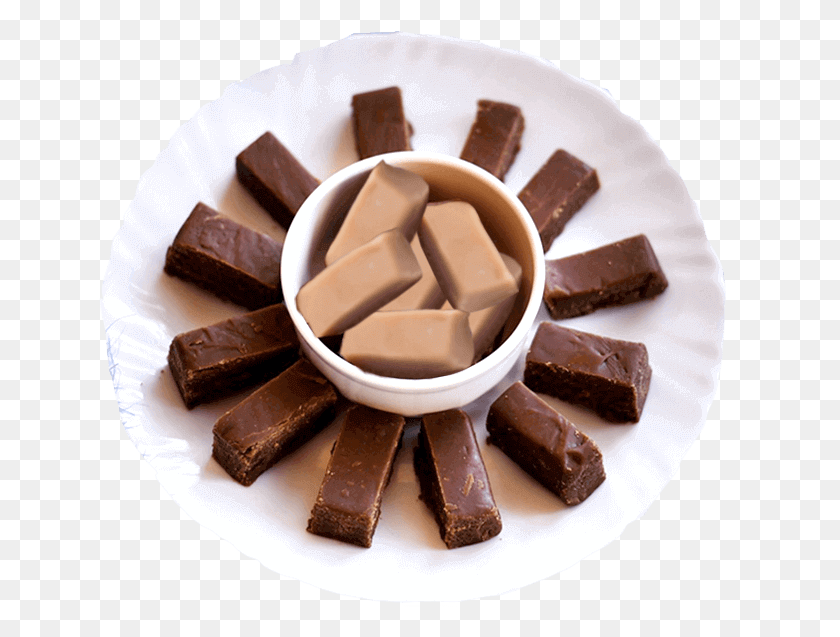 644x577 Combo Of Choco And Vanilla Fudge Chocolate, Dessert, Food, Cocoa HD PNG Download