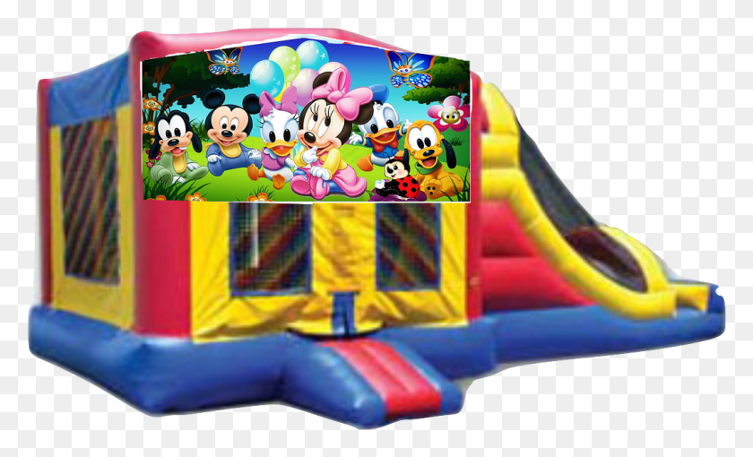 1062x614 Descargar Png Combo Super Big Side Minnie Mickey Mouse 170 Disney, Inflable Hd Png