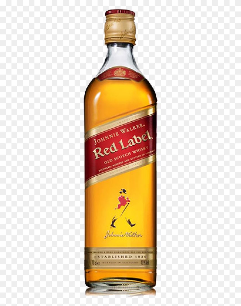 260x1007 Combo Whisky Johnnie Walker Red Label, Liquor, Alcohol, Beverage HD PNG Download