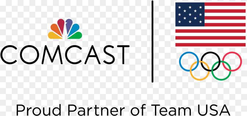 1020x480 Comcast Nbcuniversal Is Proud To Support Team Usa Comcast Team Usa, American Flag, Flag Transparent PNG