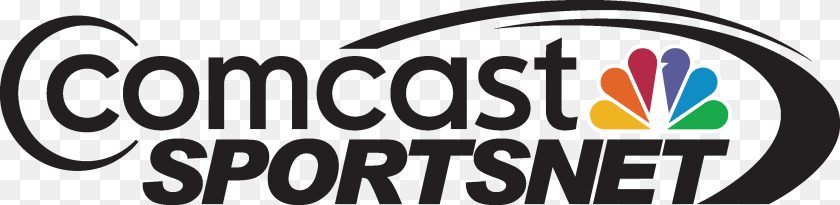 2908x710 Comcast Sports Network Logo, Light PNG