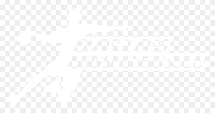 2873x1404 Comdallasdodgeball Logo White Dodgeball Logos, Person, Human, Text HD PNG Download