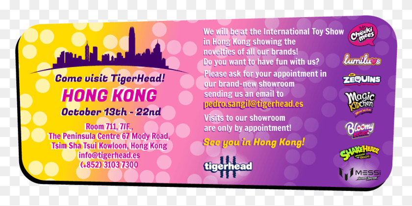 946x439 Come And Visit Tigerhead In Hong Kong, Poster, Advertisement, Flyer HD PNG Download