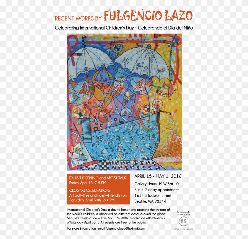 469x752 Come See Recent Works By Fulgencio Lazo On Exhibit Poster, Advertisement, Doodle HD PNG Download