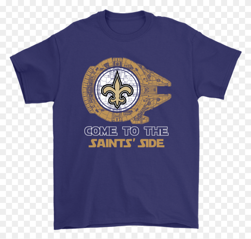 857x815 Come To The New Orleans Saints39 Side Star Wars Shirts, Clothing, Apparel, T-shirt HD PNG Download