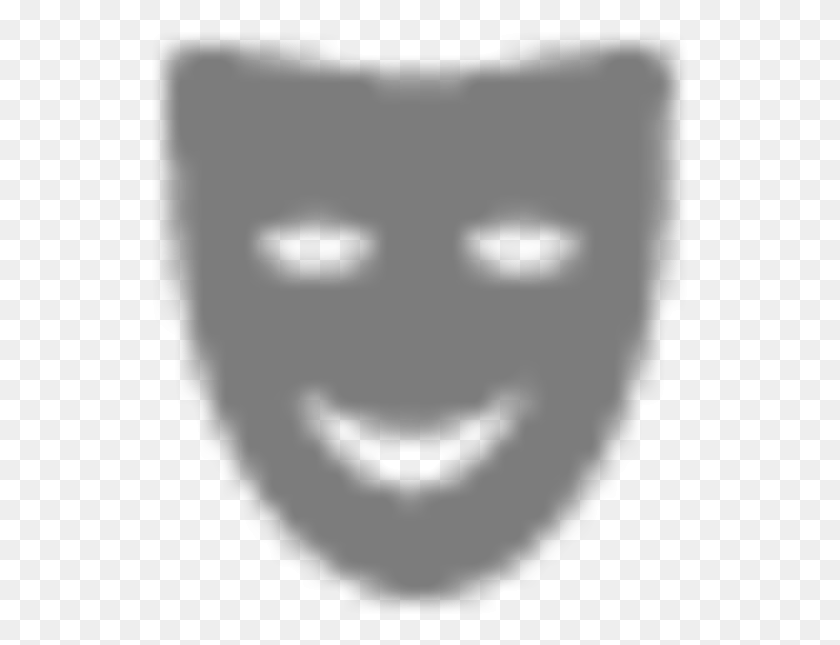 539x585 Comedy Mask Smiley, Electronics, Face, Head HD PNG Download