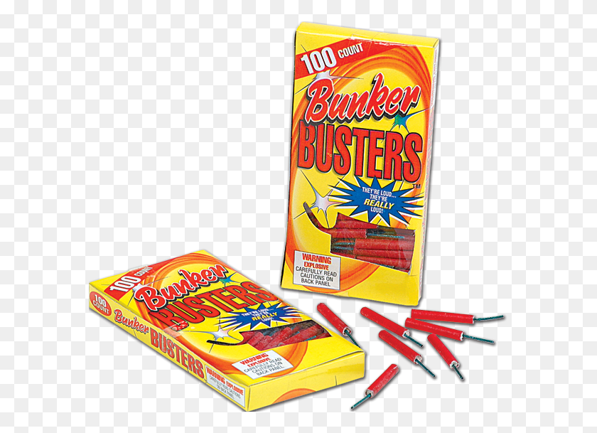 590x549 Comes In A Box Of 100 Firecrackers That Never Need Bunker Buster Firecrackers, Gum, Flyer, Poster HD PNG Download
