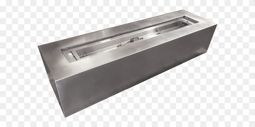 595x359 Comet Of Fire Trough Stainless Steel Fire Pit Drawer, Tabletop, Furniture, Tub HD PNG Download