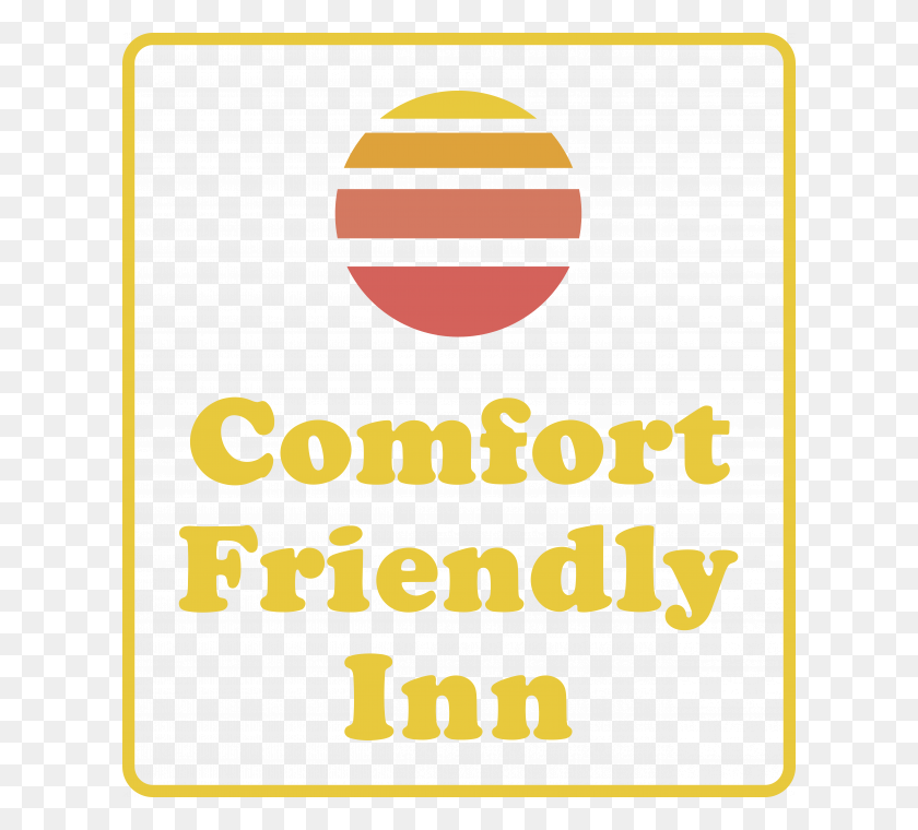 616x700 Comfort Friendly Inn Logo Pink Vector Graphics, Símbolo, Marca Registrada, Texto Hd Png