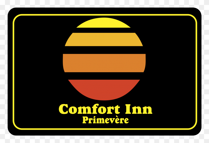 2191x1451 Descargar Png Comfort Inn Primevere Logo Círculo Transparente, Cartel, Publicidad, Texto Hd Png