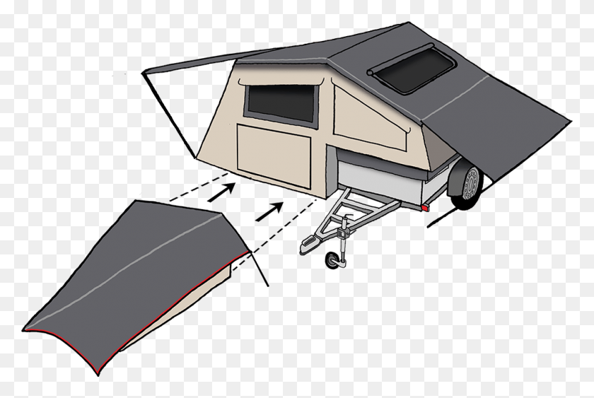 1000x645 Comfortable And Ventilated Sleep Under The Canvas Campooz Lazy Jack 2019, Housing, Building, Mailbox HD PNG Download