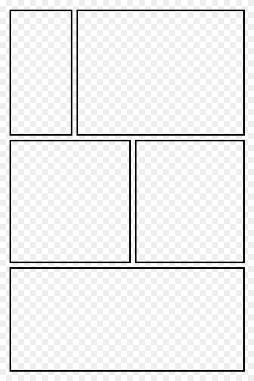 904x1391 Comic Book Template Black And White, Gray, World Of Warcraft HD PNG Download